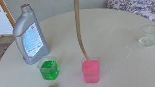 what happens if two different antifreeze mixes red and green, test