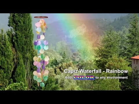 Woodstock Capiz Waterfall Wind Chime