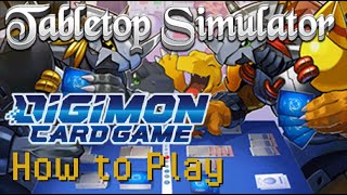 How to Play on TTS: Digimon Card Game