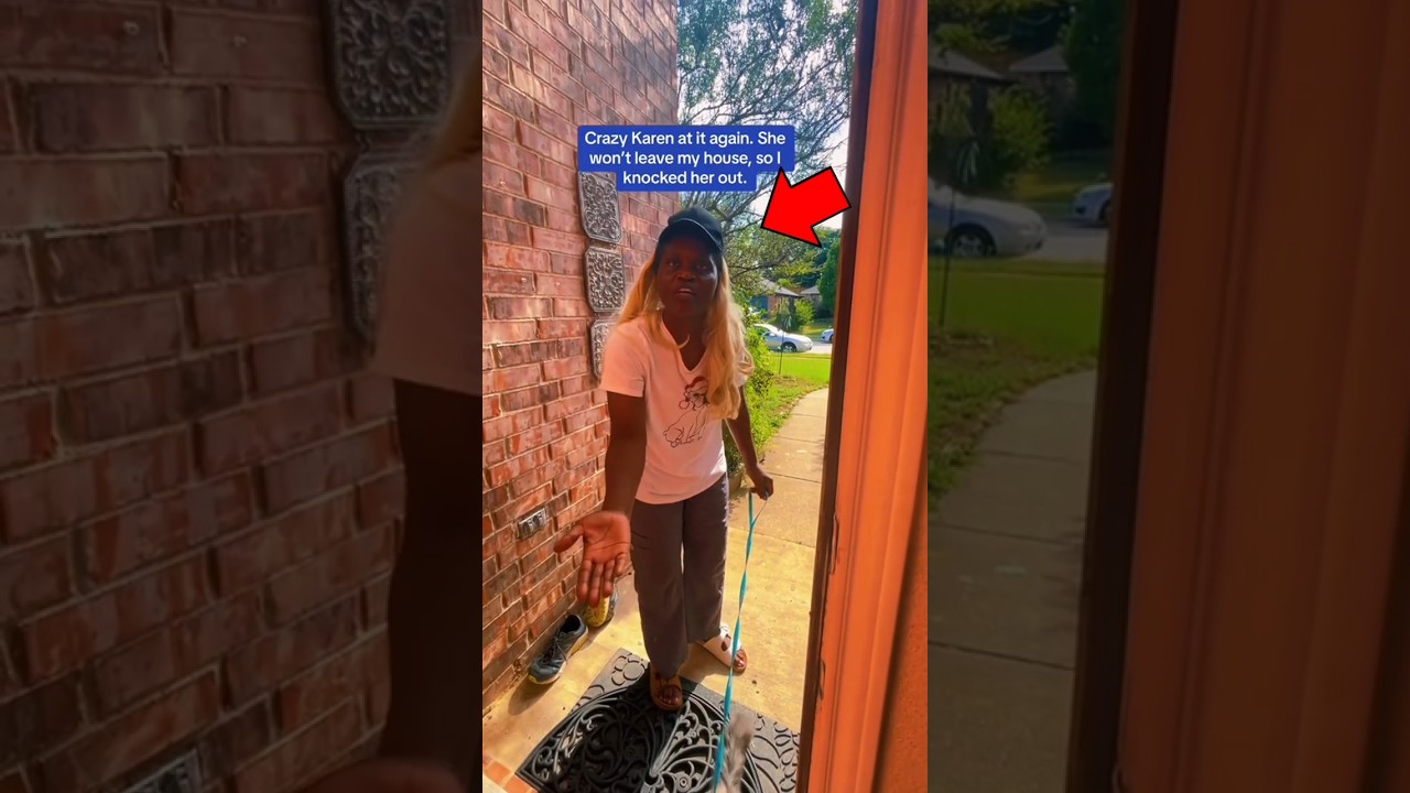 Crazy neighbor karen FREAKS OUT!!