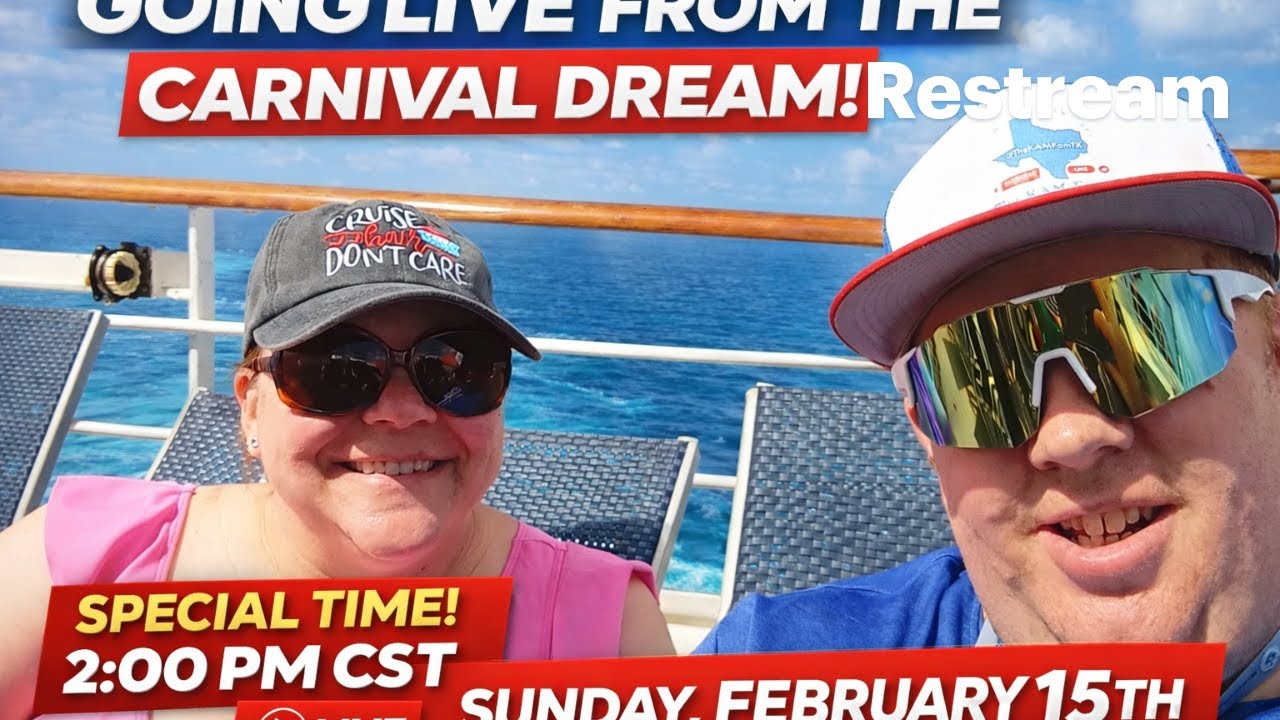 SPECIAL TIME LIVE FROM THE CARNIVAL DREAM | SUNDAY NIGHT LIVE WITH THE KAM FAM