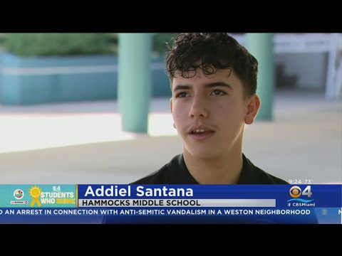 Students Who Shine: Addiel Santana, 13, Hammocks Middle School