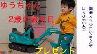 ゆうちゃん2歳の誕生日プレゼント