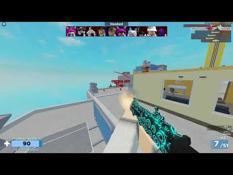 My First Flickshot Clutch Youtube - roblox cbro p2000 d