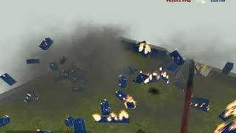 Base blown up w/ C4 in GMOD Game Mode.