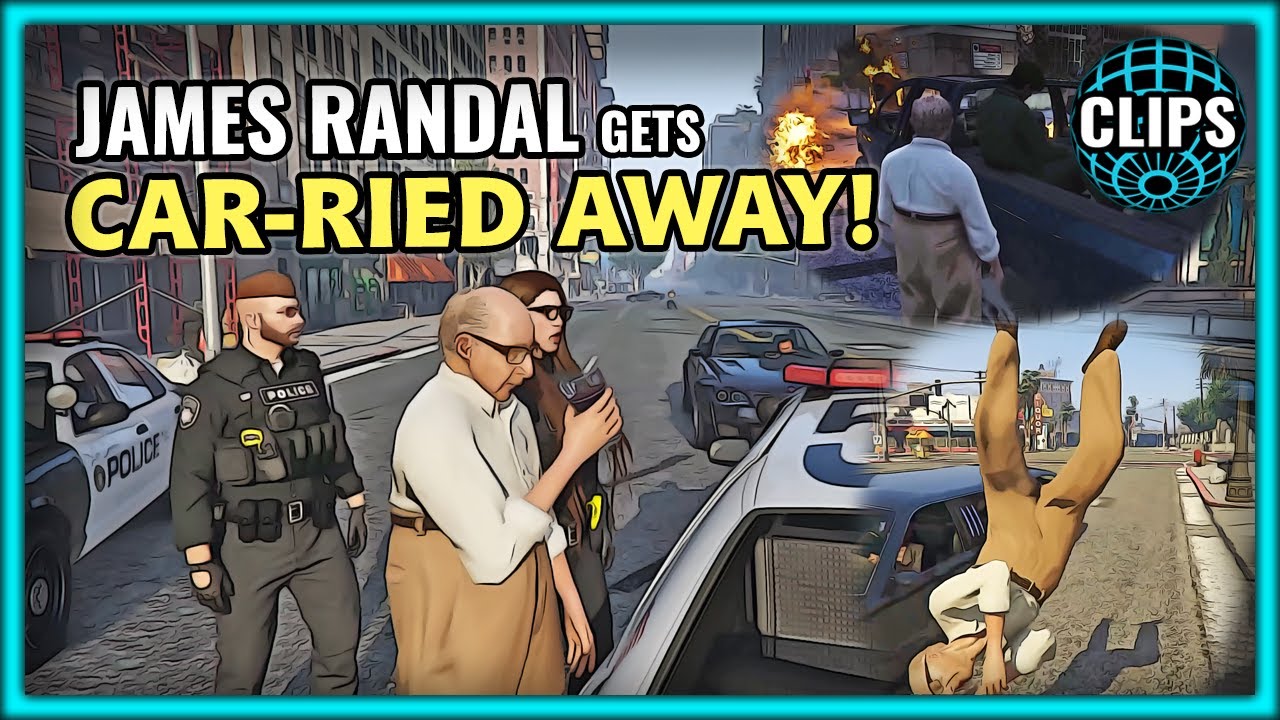 JAMES RANDAL GETS CAR-RIED AWAY!