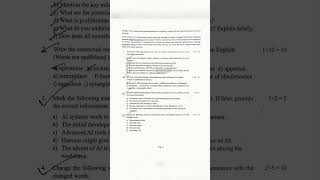 47th BCS English (003) written question | ৪৭তম বিসিএসের ইংরেজি (০০৩) লিখিত পরীক্ষার প্রশ্নপত্র