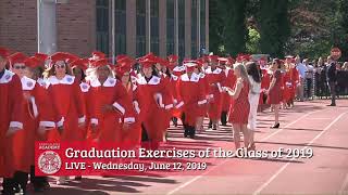 Norwich Free Academy 2019 Graduation Ceremony