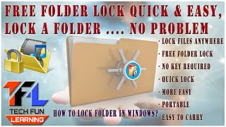 How to Lock Folder in Windows Quick and Easy | windows me folder lock kare hindi #FolderLock #TFL