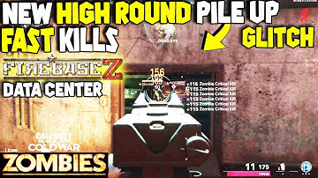 Cold War Zombie Glitches: Firebase Z NEW Fast Kills Pile Up GLITCH / High Rounds Pile Up Data Center