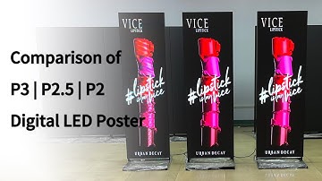 What is the difference between NSE P2/P2.5/P3 Digital LED Poster? #nseled #nseledcloud