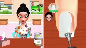 Nail Salon 3D 💅🏻 All Levels Gameplay Android,iOS