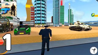 Police Crime Simulator Real Gangster Games 2019 - Bank Robbery Part 1 (Android GamePlay Walkthrough) screenshot 4