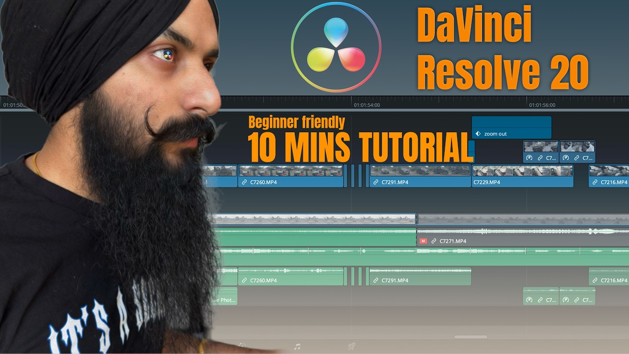DaVinci Resolve Beginner Tutorial | Free Version - YouTube