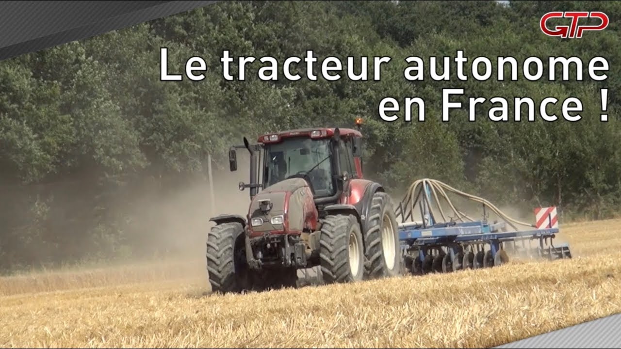 VIDÉO - Un tracteur autonome testé dans l'Eure, prototype unique en France  - France Bleu