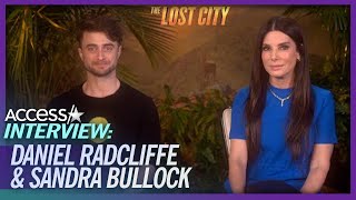 How Daniel Radcliffe Bonded W/ Sandra Bullock & Channing Tatum's Kids On Set