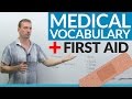 Learn First Aid Vocabulary in English  It could save your life!