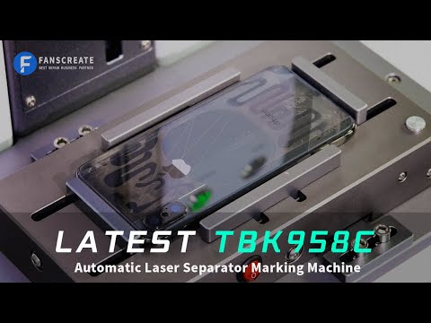 Latest TBK-958C Automatic Laser Separator Marking Machine