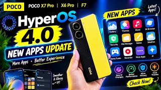 POCO X7 Pro, X6 Pro & F7 HyperOS 4.0 Apps Update 🔥 New UI screenshot 4