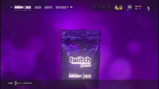 OPENING PACK TWITCH PRIME ! RAINBOW SIX SIEGE