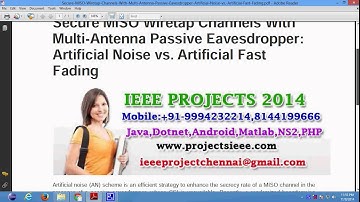 Secure MISO Wiretap Channels With Multi Antenna Passive Eavesdropper Artificial Noise vs  Artificial