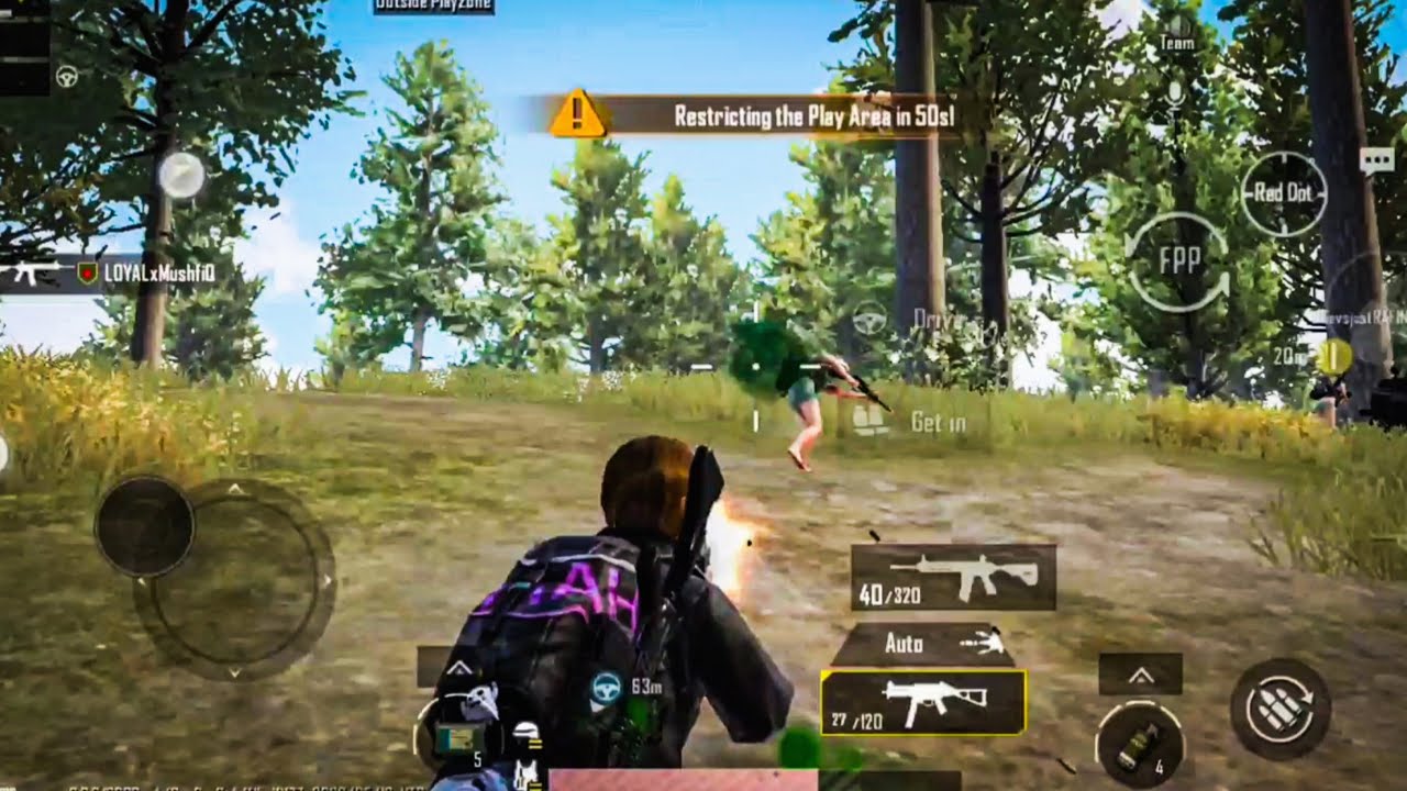 Last zone insane knock in pubg mobile। 