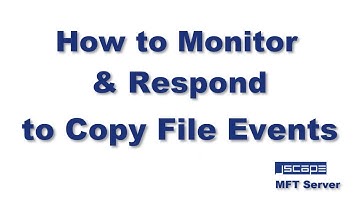 How To Monitor and Respond to Copy File Events