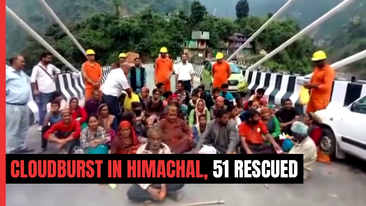 51 Rescued From Cloudburst-Hit Areas In Himachal Pradesh's Mandi