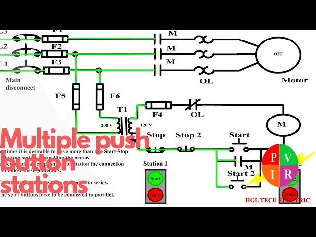 Wire Diagram For Three Button Station