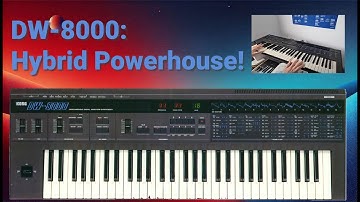 Inside the Korg DW-8000 | Vintage Hybrid Synth with Digital Soul & Analog Warmth