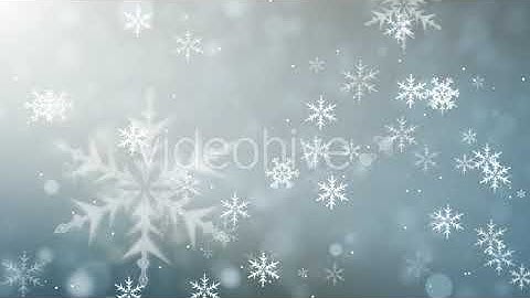 Soft Snow Flakes | Motion Graphics - Envato elements