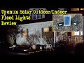 Uponun Solar Outdoor Indoor Solar Flood Lights Review