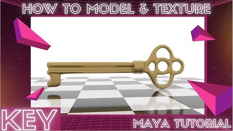 Modeling a Key - Maya Tutorial