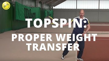 Tennis Tip: Proper Weight Transfer On Topspin Groundstrokes