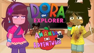 [🎒] Dora the explorer and Amanda react to Amanda the adventurer memes | Gacha Club screenshot 2