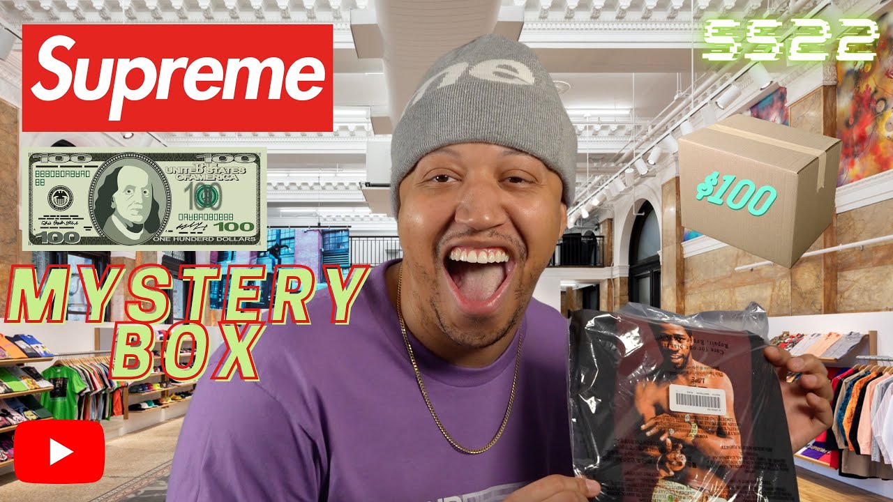 Supreme $100 Mystery Box Spring Summer 2022 SS22 | Jae Yannick