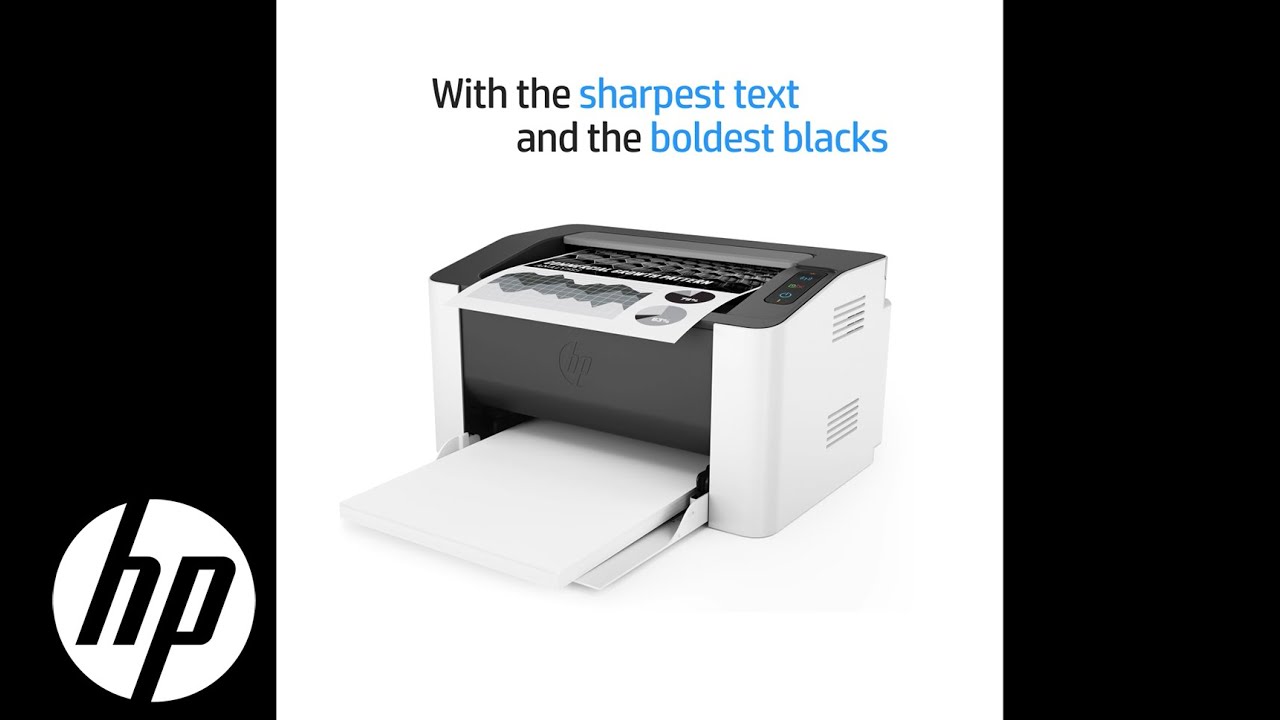 HP Laser 107w - YouTube
