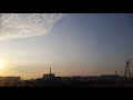夜明けの空 800倍速
