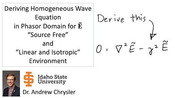 Deriving the Homogeneous Wave Equation for Electric Field
