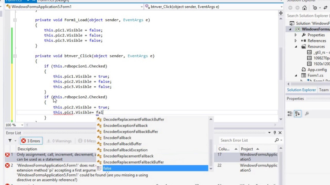 Uso de Radio Buttons en C YouTube