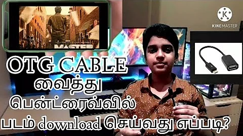 How to Download movies in mobile in pendrive with OTG cable | தமிழில் | Rithul Ragavendra|
