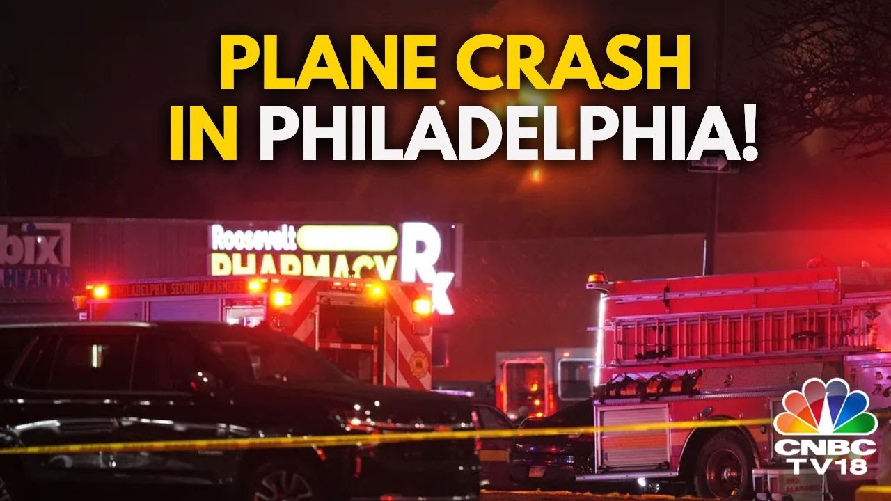 6 Killed In Philadelphia Medical Jet Crash | Homes Set Ablaze | USA ...