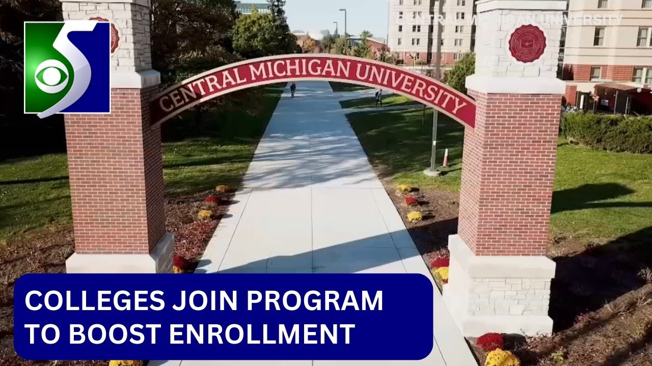Some Michigan universities join new initiative to boost enrollment