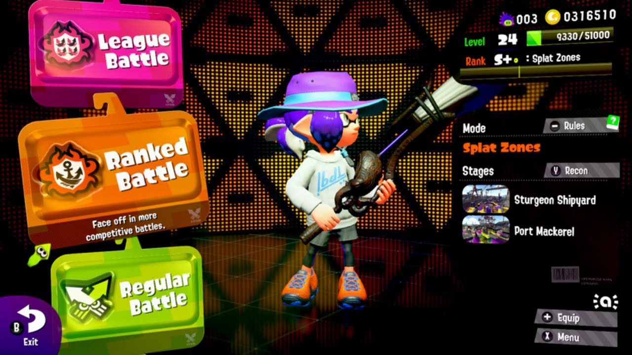 Splatoon 2 Ranked Battles 01 (Reaching S+ in Splat Zones) YouTube