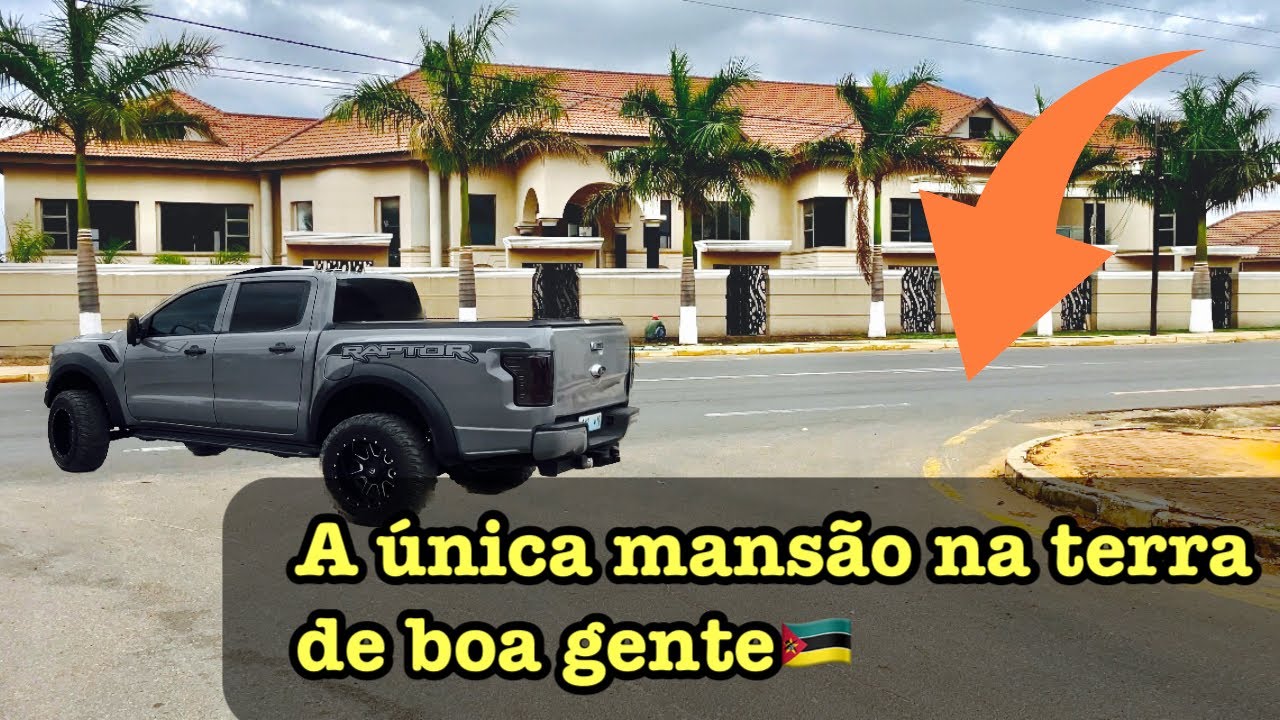 A única mansão na minha cidade em africa (Moçambique)