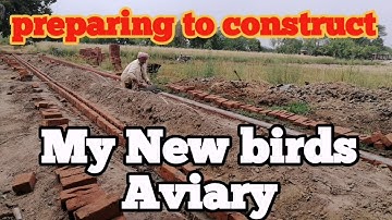 How to make a new birds Aviary ;part 1