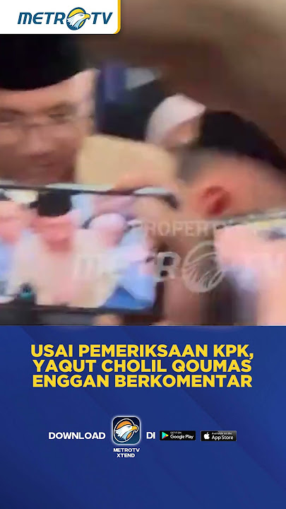 Usai Pemeriksaan KPK, Yaqut Cholil Qoumas Enggan Berkomentar #shorts