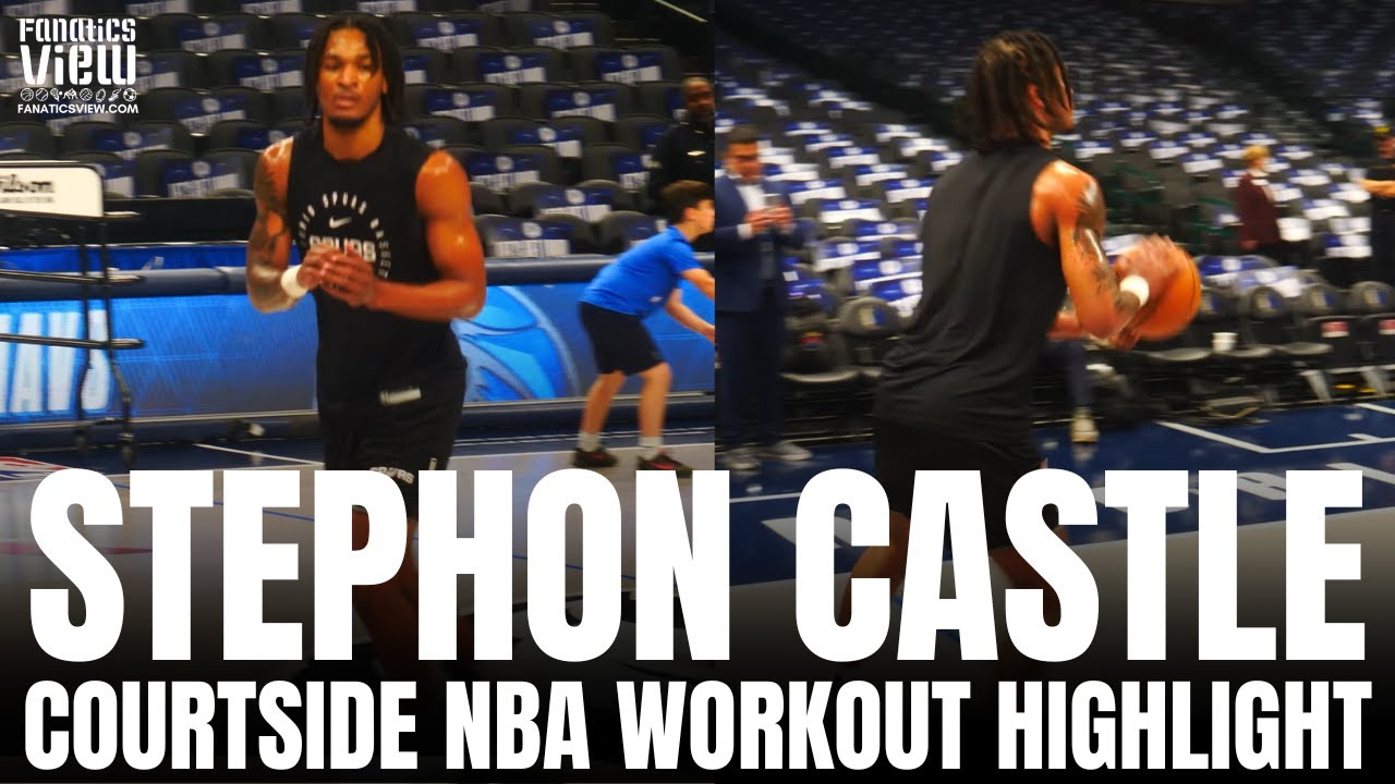 Stephon Castle Works on 3-Pointers & Jump Shots in Rookie Season | Stephon Castle Practice Highlight