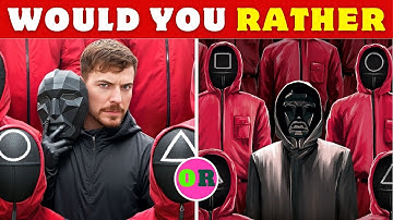 🟥🟩💀 Survive or Die? Squid Game 3 Would You Rather Challenge 🎯🎮 #SquidGame3  #InteractiveQuiz