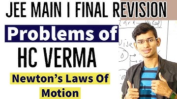 JEE Main Revision | Newtons laws of Motion + Friction | HC verma | JEe main 2020 #rankerslive